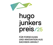 Logo Hugo-Junkers-Preis für Forschung und Innovation aus Sachsen-Anhalt 
